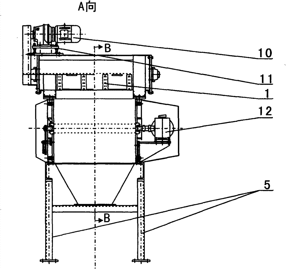 Rhombic roller type sieving machine