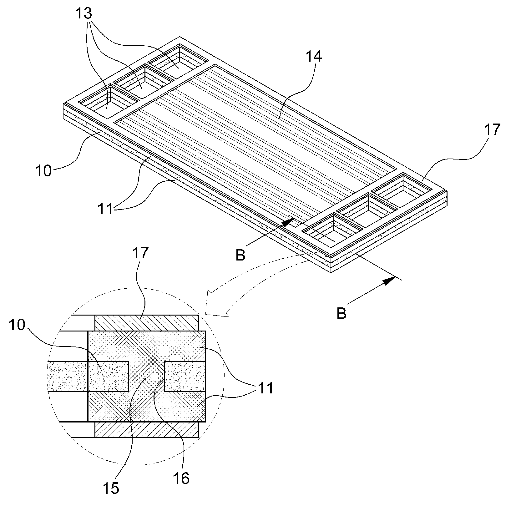 Composite separator for polymer electrolyte membrane fuel cell and method for manufacturing the same