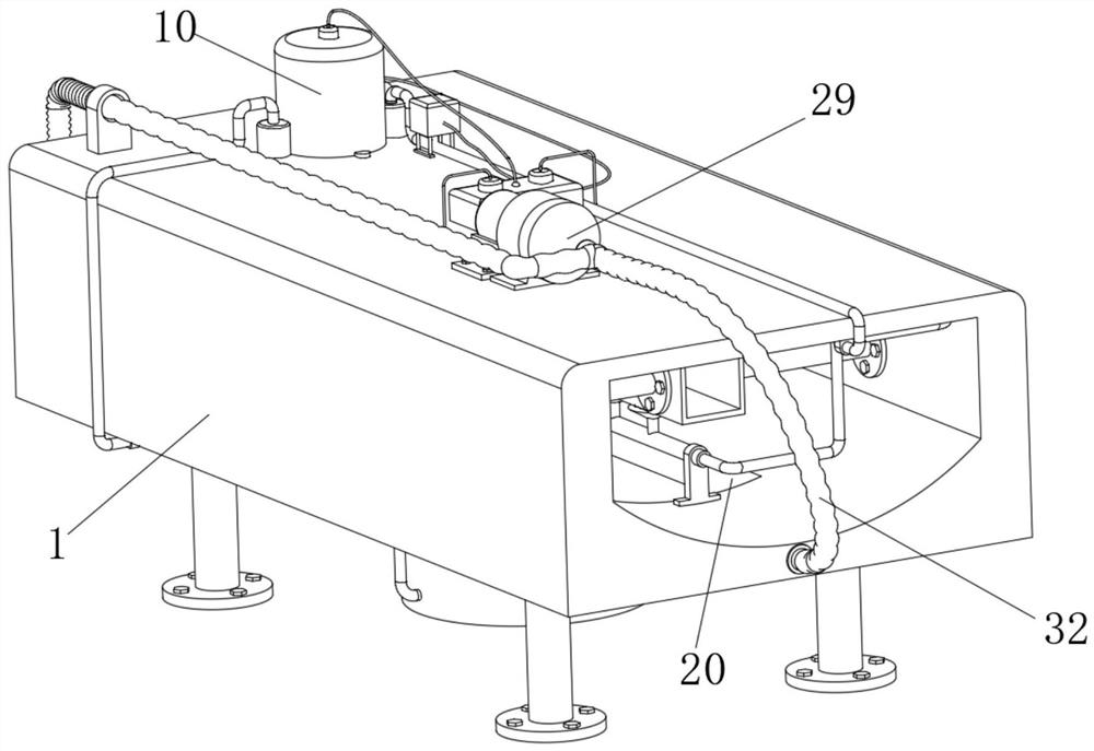 Intelligent cooling device for aluminum profile forming