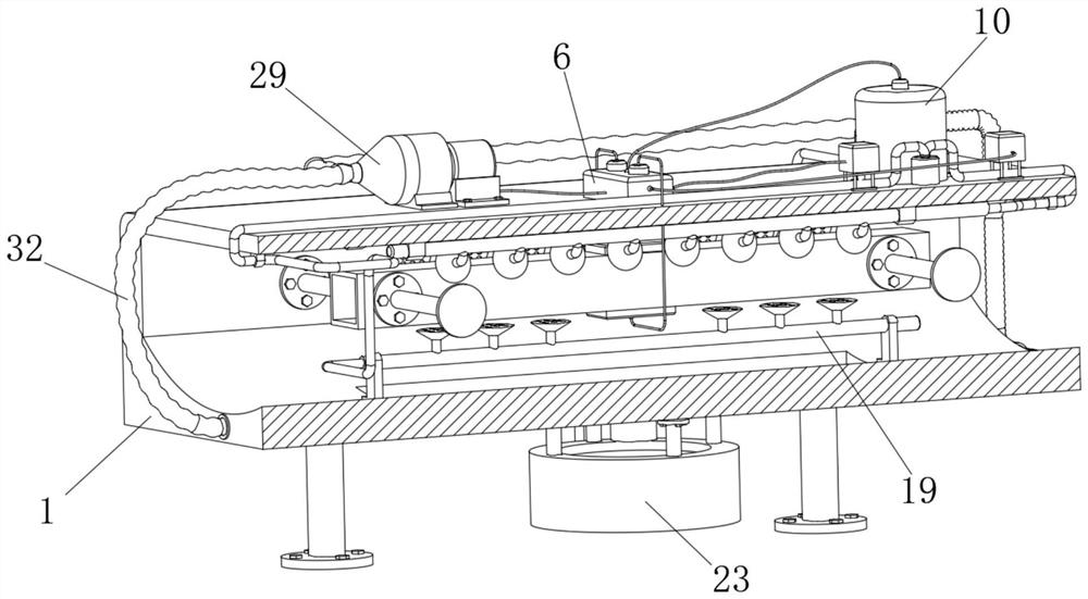 Intelligent cooling device for aluminum profile forming