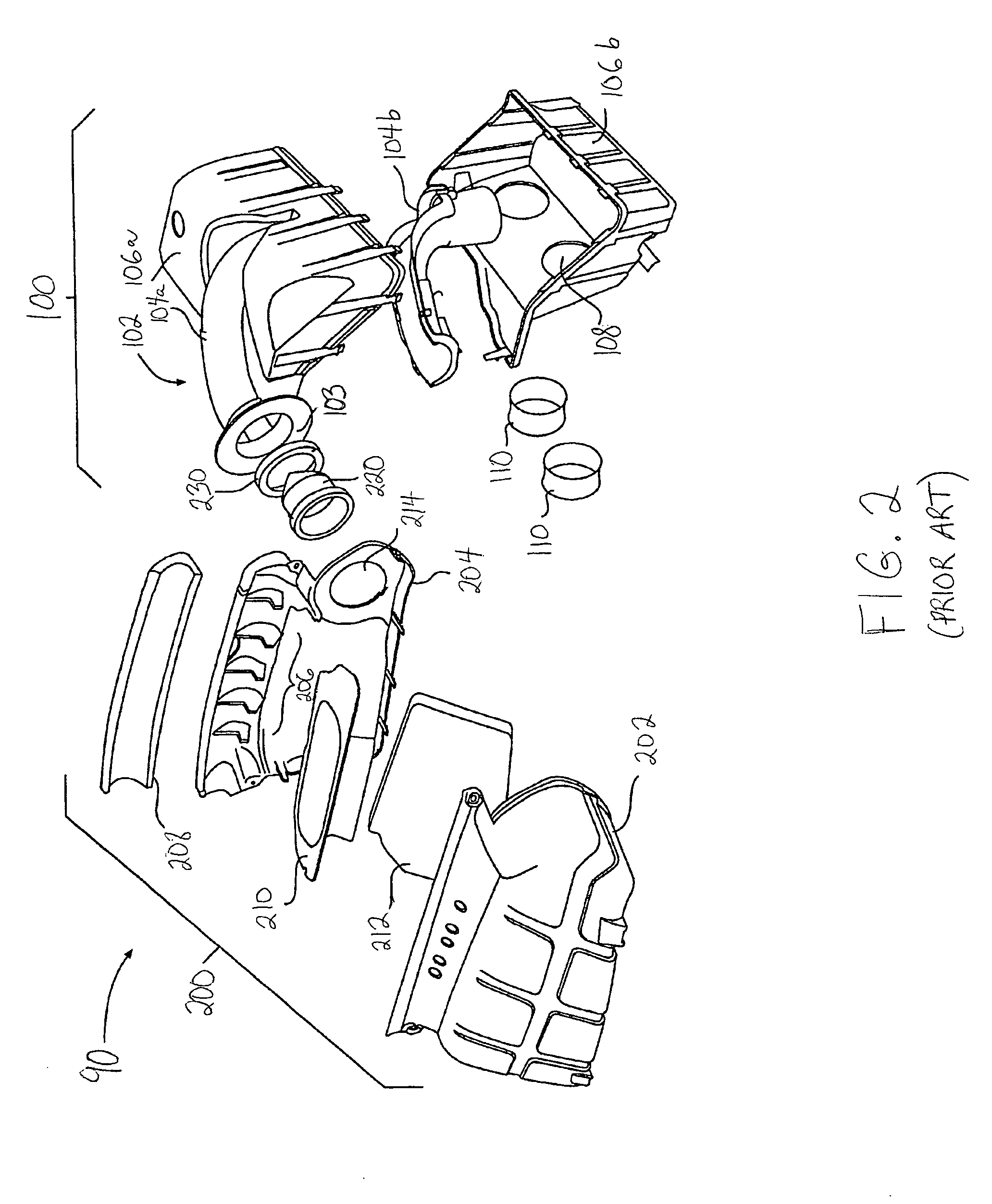 Sliding air-box