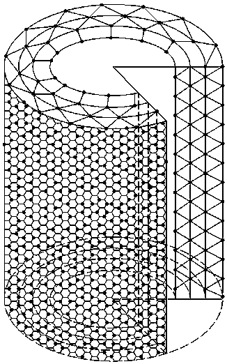 Honeycomb architecture application implementation method based on data encryption processing technology