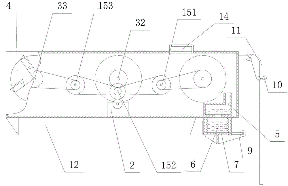 Fixing and connecting unit of adaptive ocean wave and current integrated power generation device