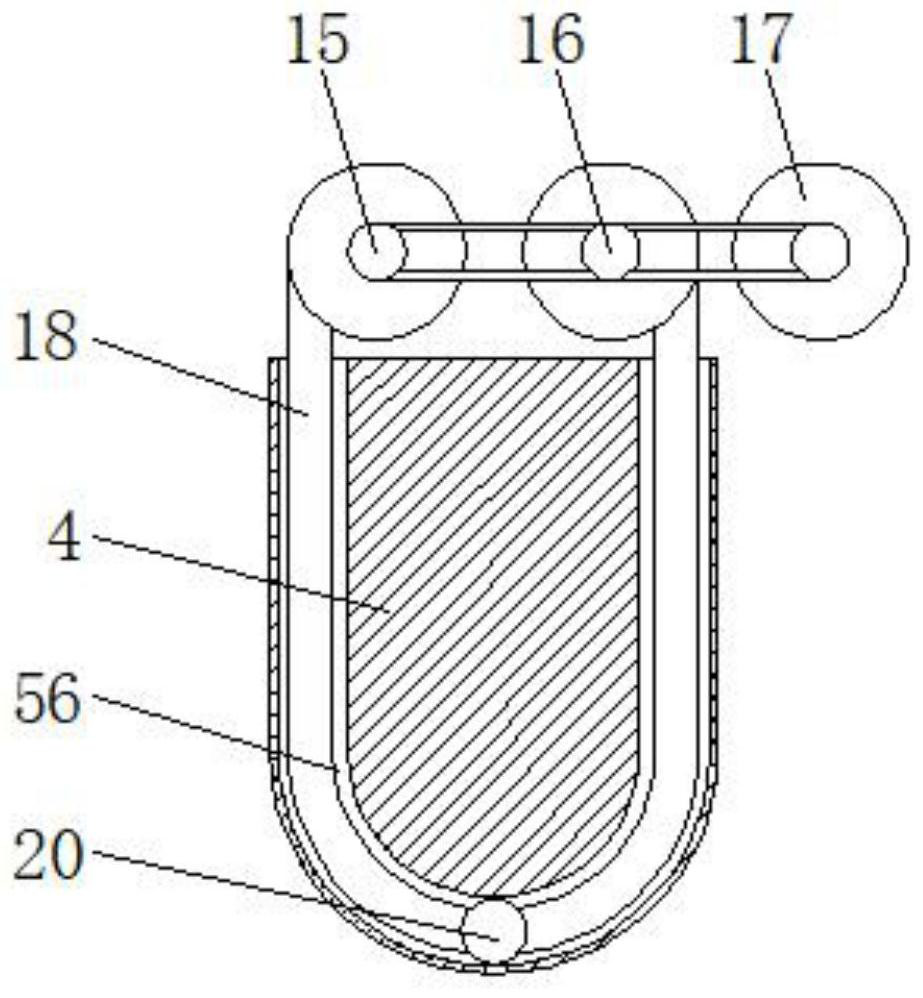 Cable obstacle trimming mechanism for electric power engineering