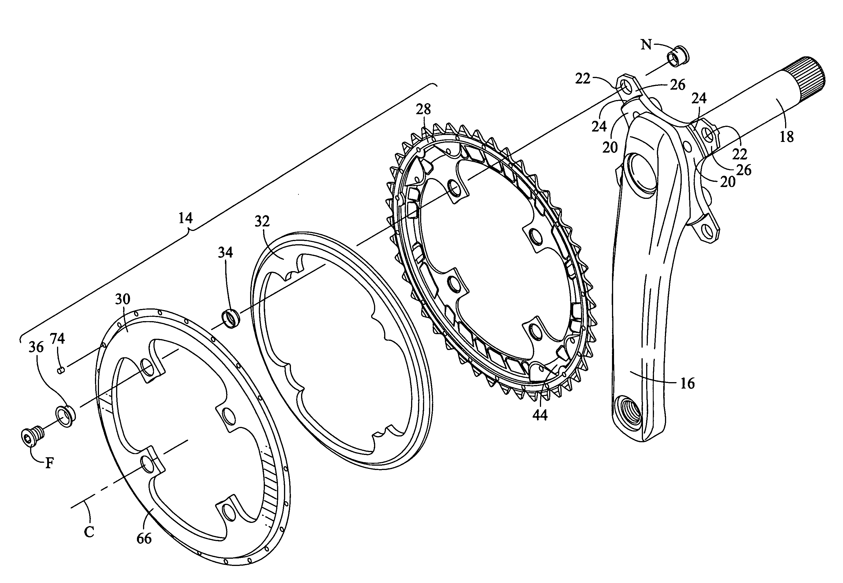 Bicycle chainring