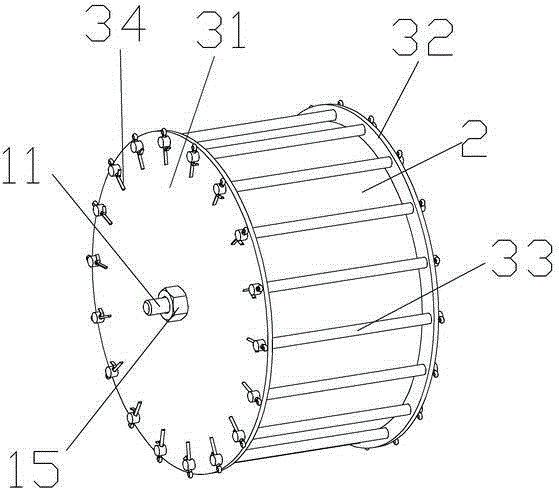 Elastic press roller with soil crashing function