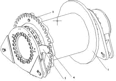 Automatic detection control device for heavy rammer