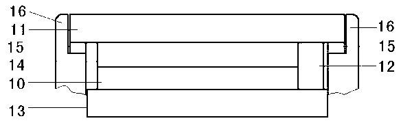 Casing integrating type capacitance touch screen