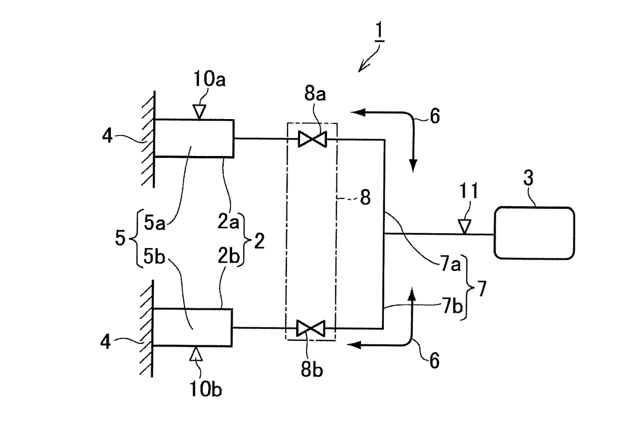 Control system for chemical heat accumulator