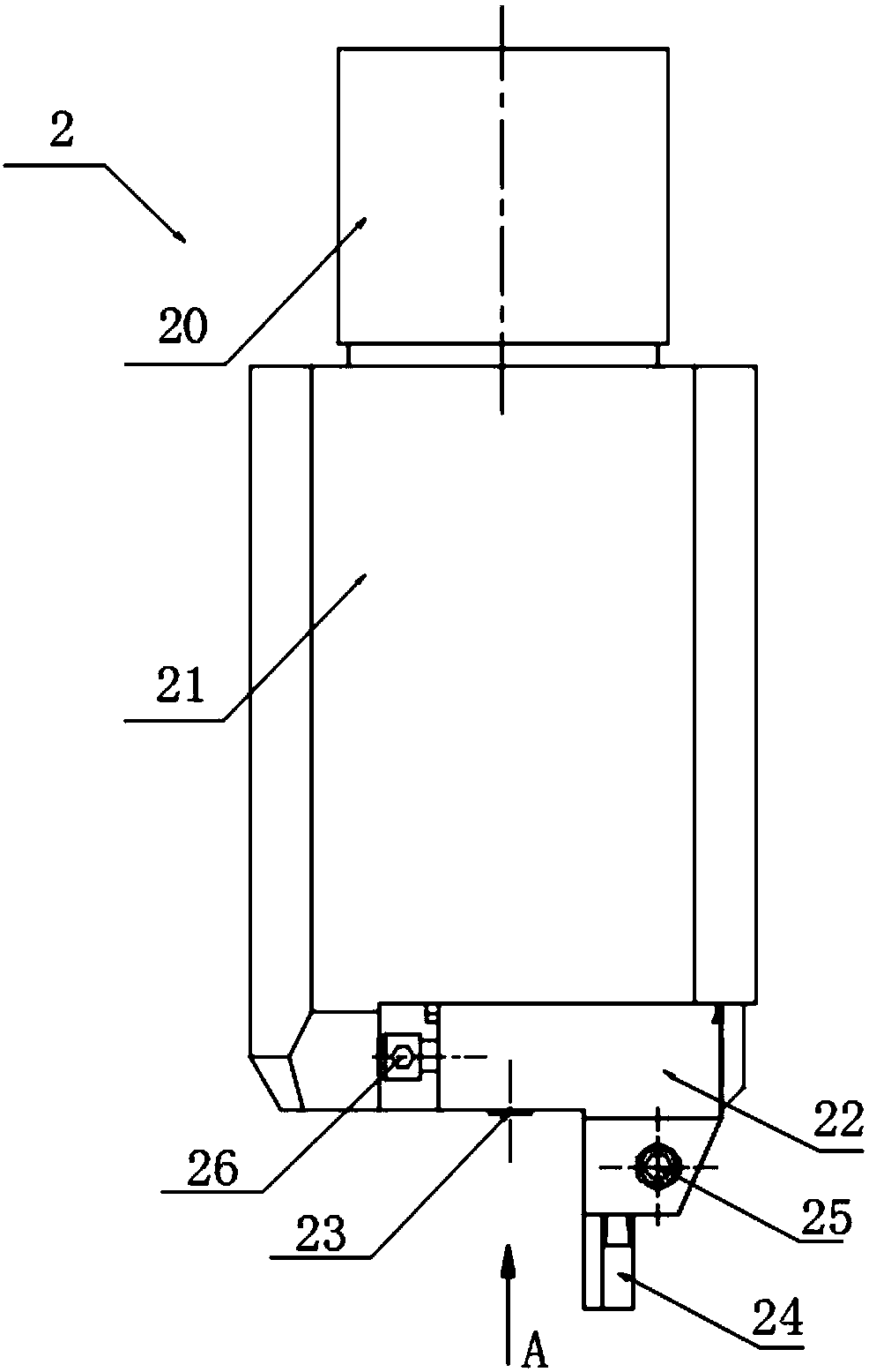 Machining method of irregular shell component inner cavity bottom annular groove