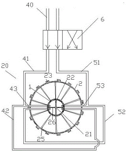 Pumping unit with connection with radial slots and ball thrust bearings