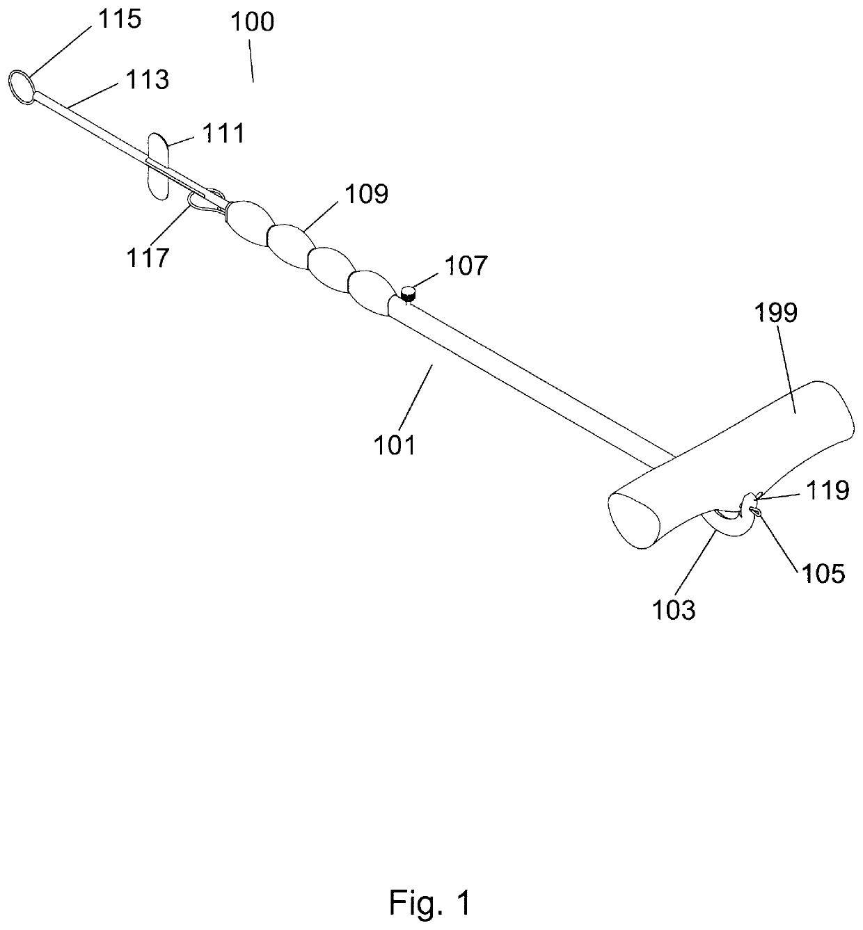 Distal biceps tendon repair device