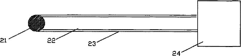 Testing system for pressure and temperature of supersonic engine plume field