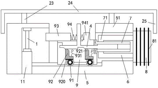 Loading component for testing workpiece and application method thereof