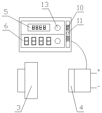 Wireless car speed displaying warning device