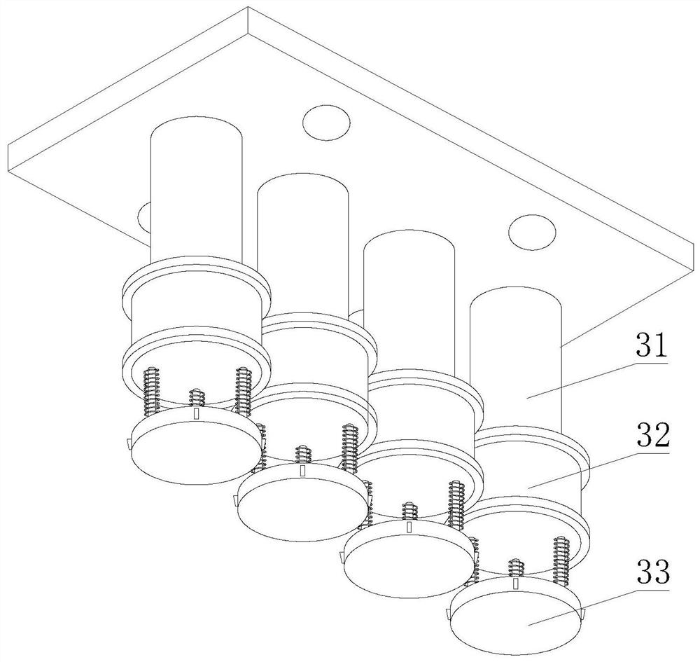 Overhauling device and method for large multi-tube dust remover