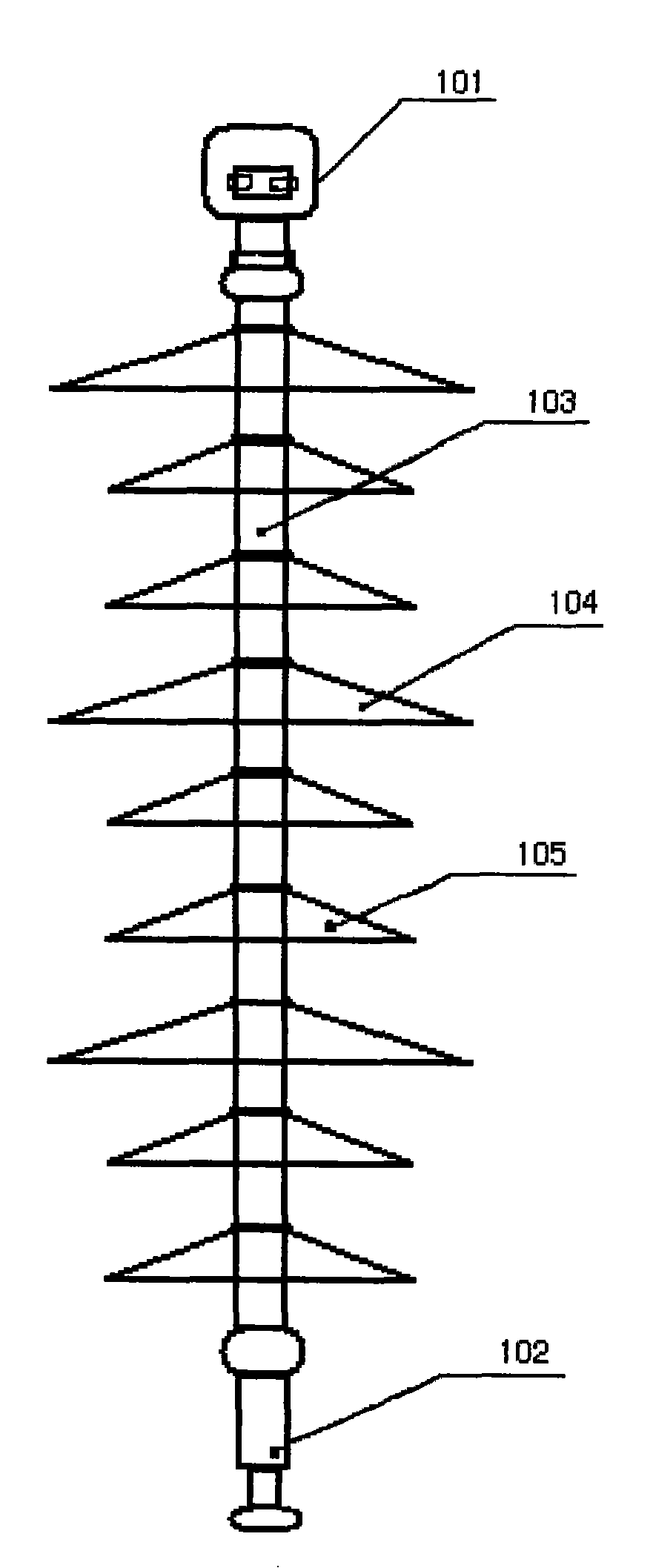 Method for manufacturing silicon rubber compound insulator