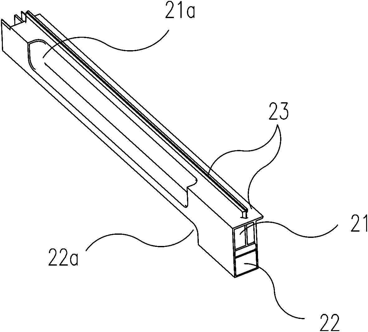 An articulated aluminum alloy EMU body chassis end structure