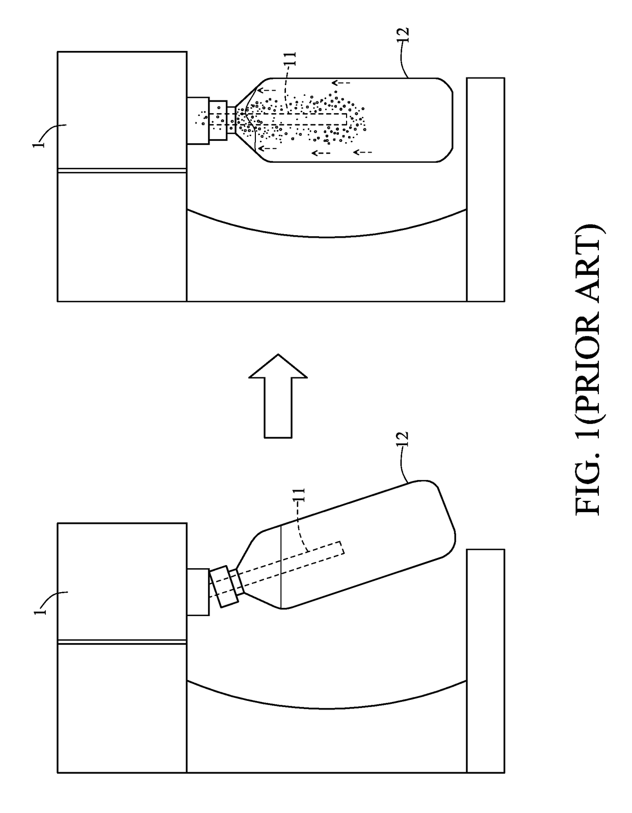 Bubble water machine and portable pressure bottle