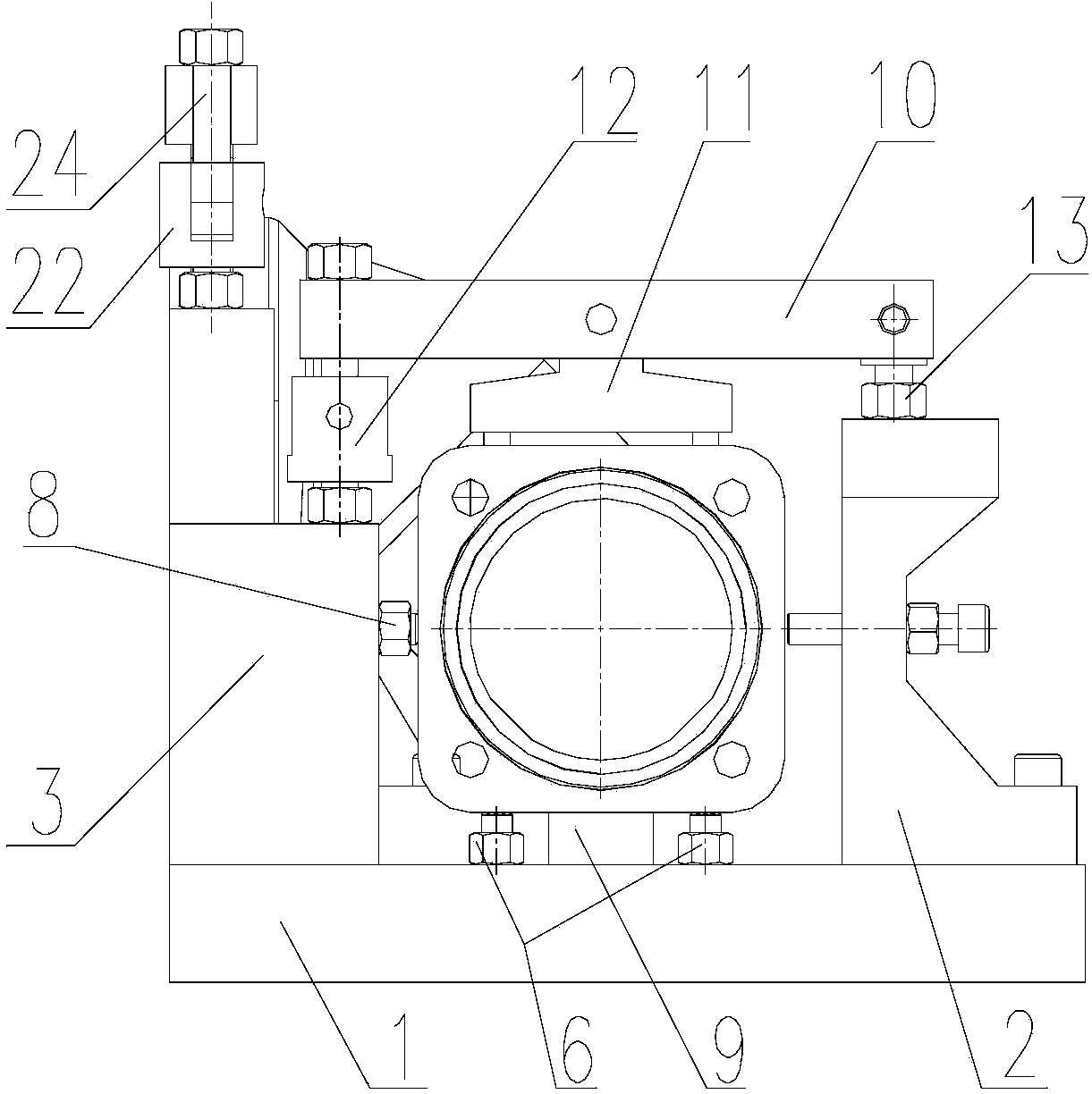 Fixture special for machining of end face of special bend