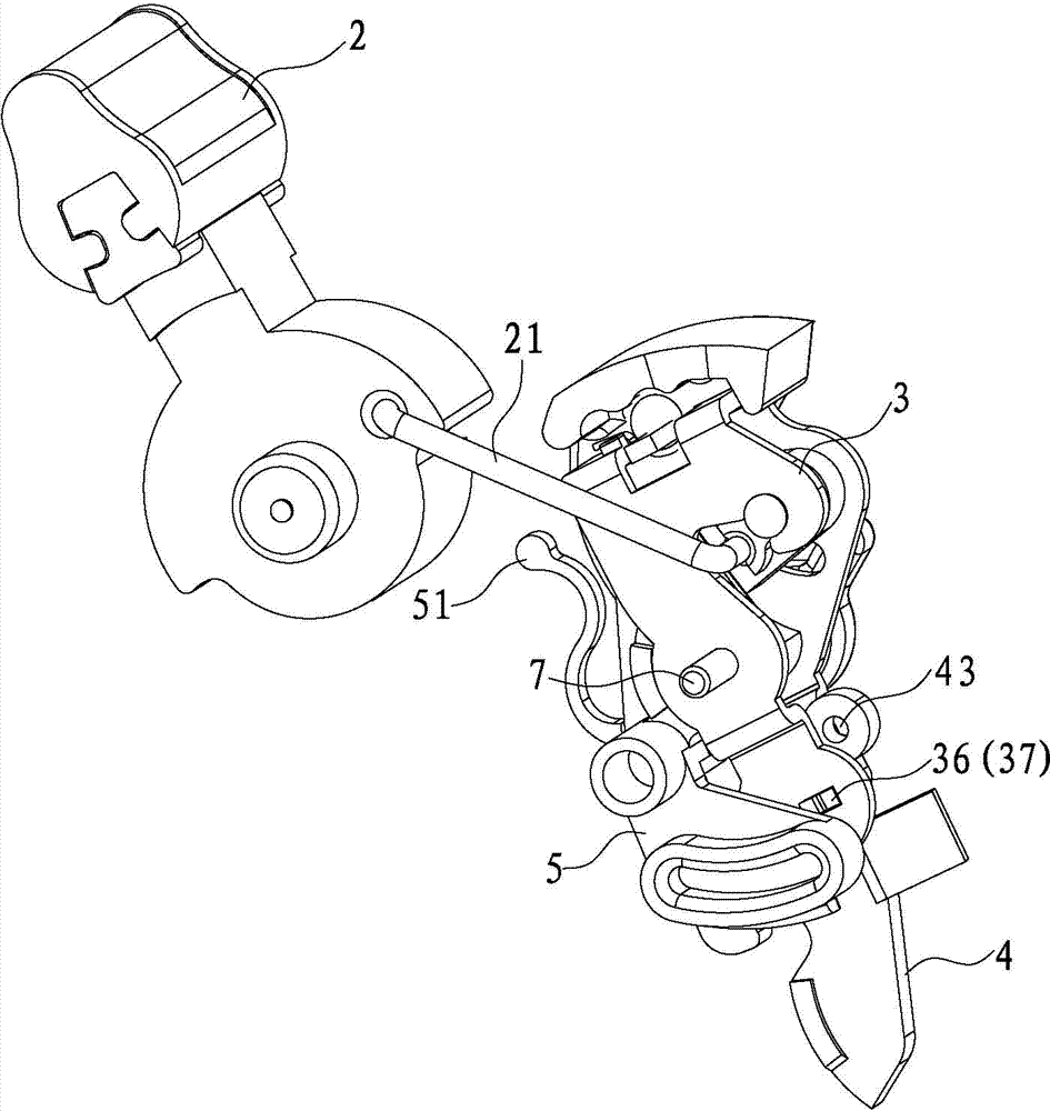 Switch circuit breaker structure