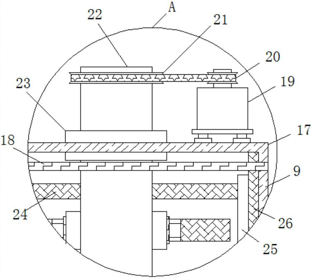 Environment-friendly sewage treatment device convenient for maintenance