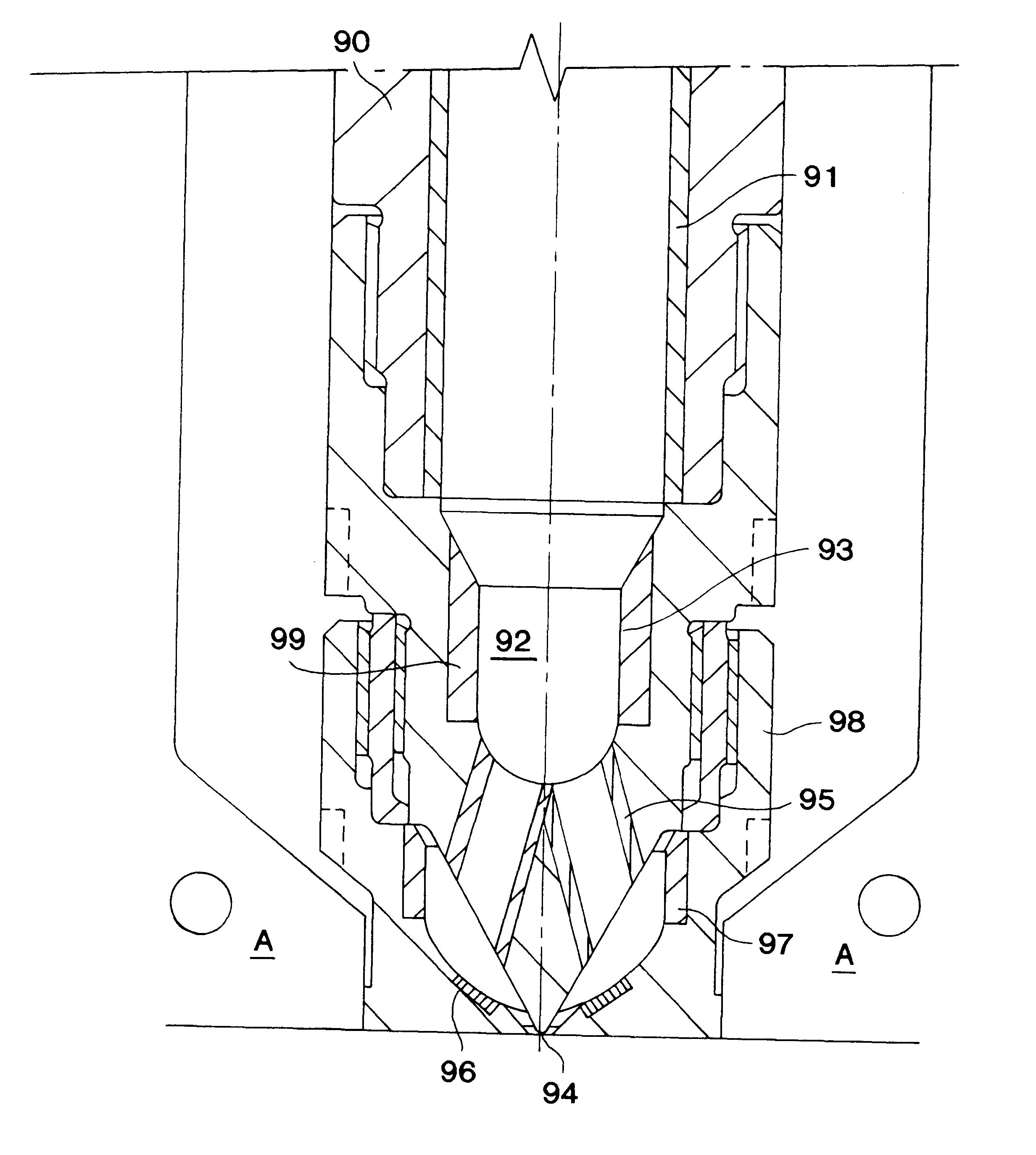 Molding system using film heaters and/or sensors