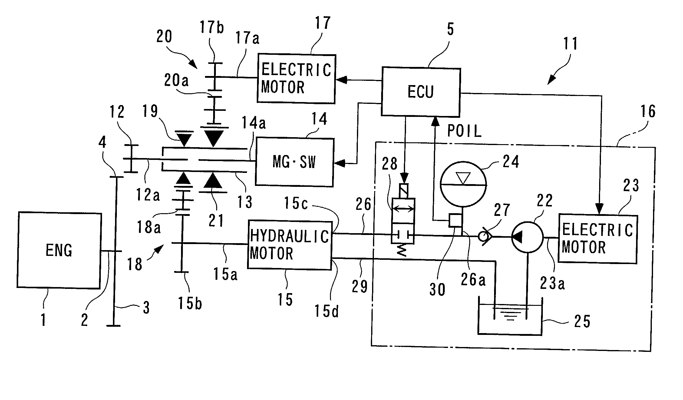 Starter for internal combustion engine