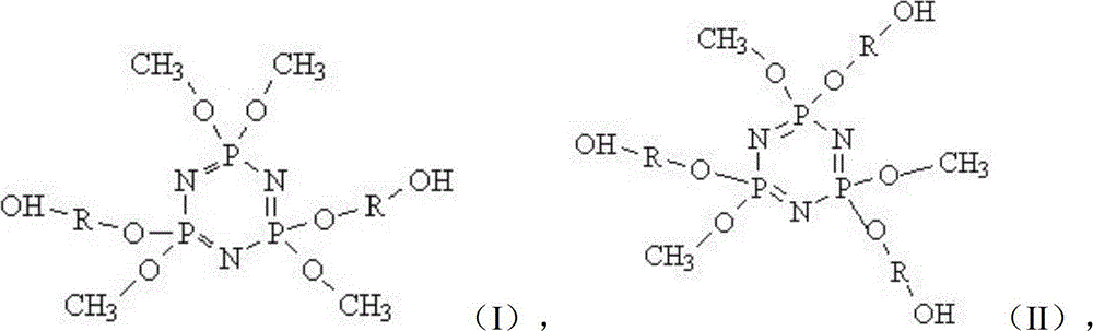 HPCP resin with polyhydroxy structure and preparation method thereof