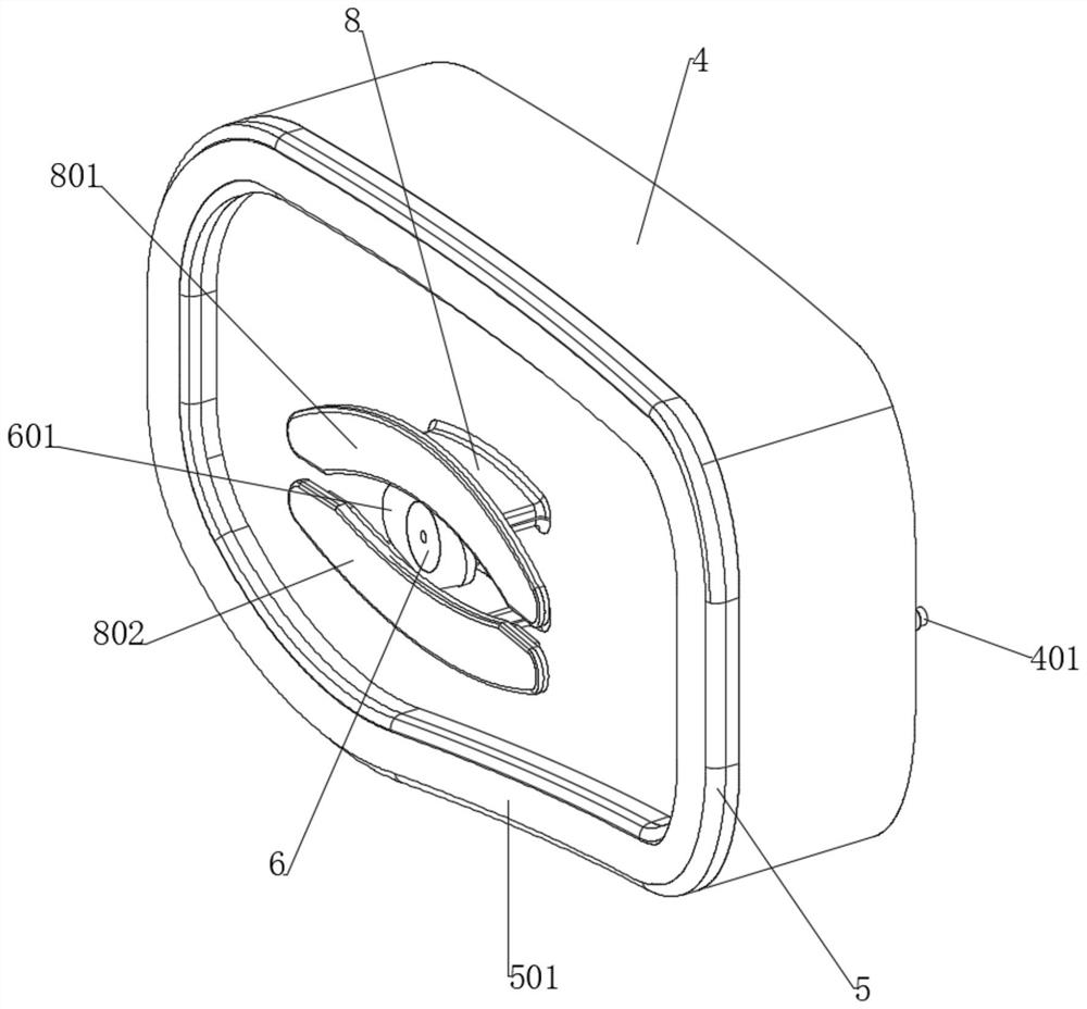 Portable therapeutic apparatus for preventing keratitis infection