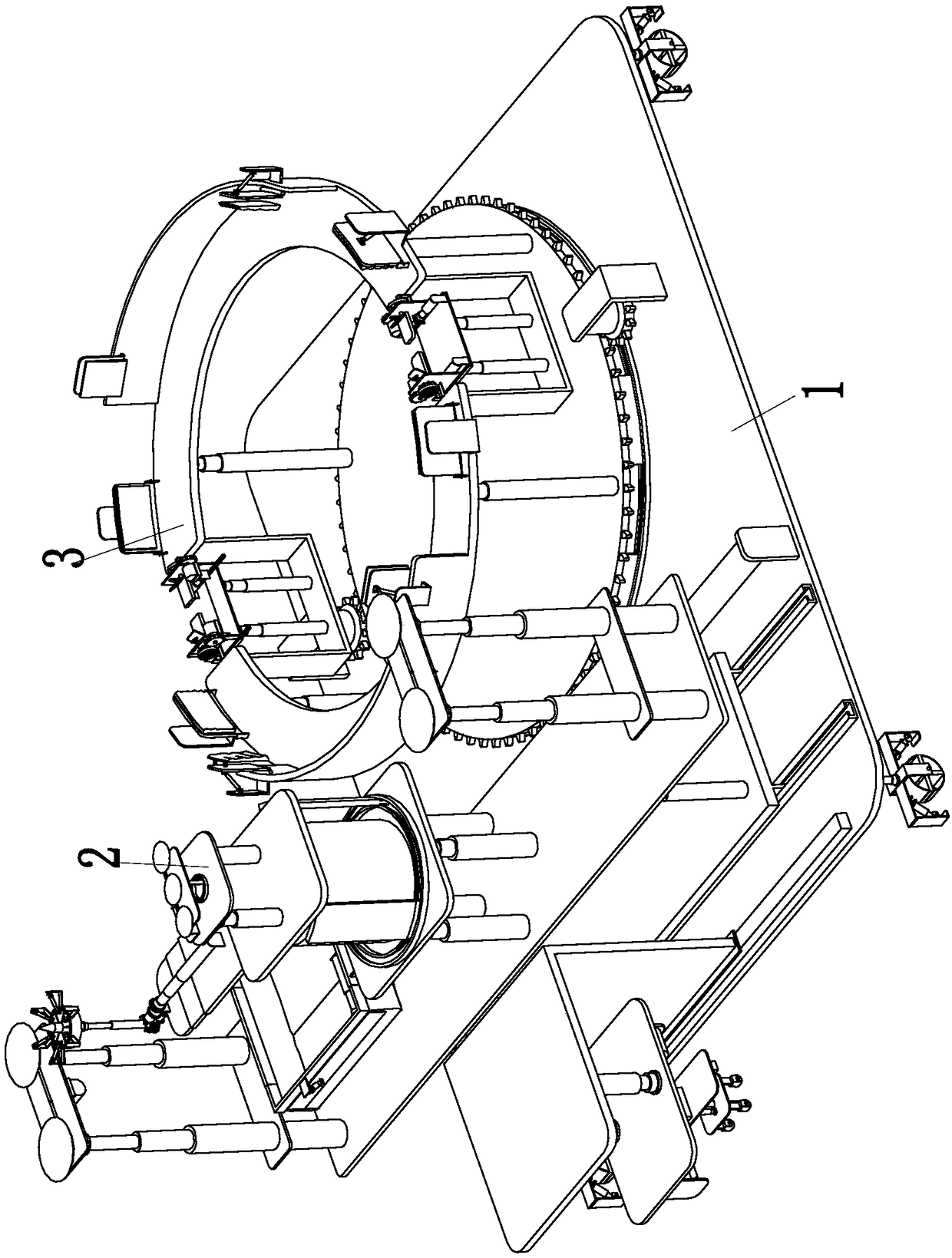 Full-automatic mounting equipment of LED downlight for architectural interior decoration