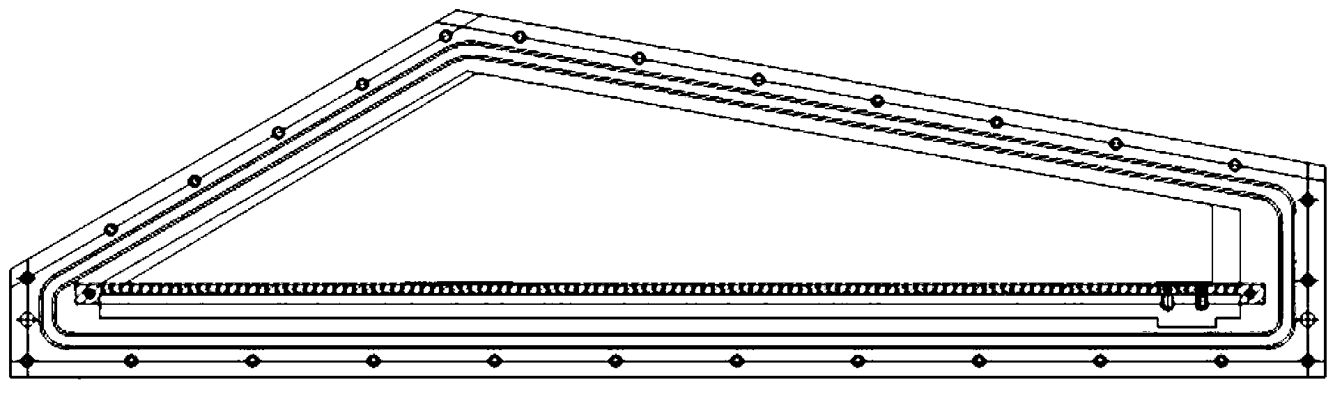 Preparation method of composite material missile wing