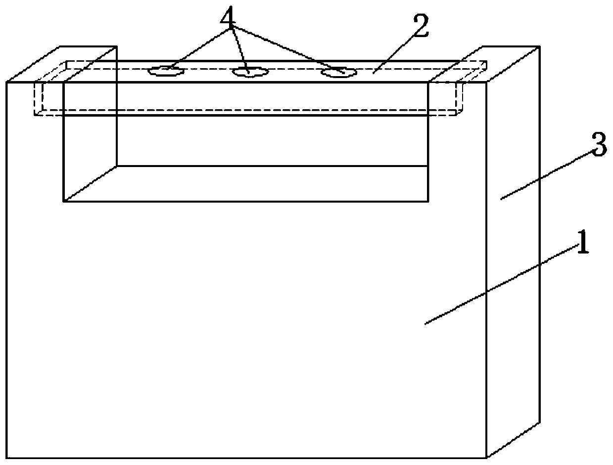 Shower room bathtub structure and construction method thereof