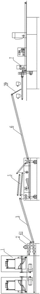 Efficient fully-automatic semi-finished stewed noodle production line