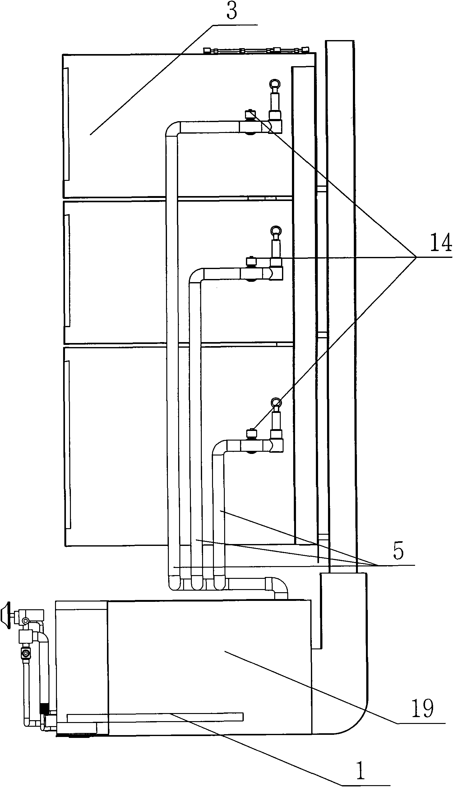 Intelligent program-controlled steaming cabinet