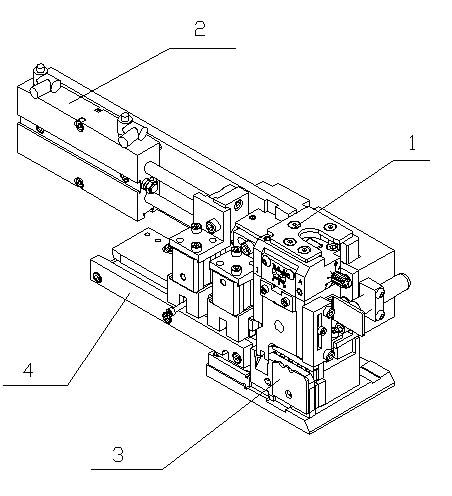 Pneumatic fuse terminal crimping mold