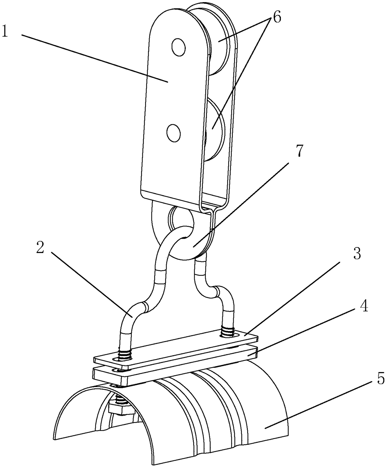 A kind of stainless steel formula specially used for crane cable block and its preparation method