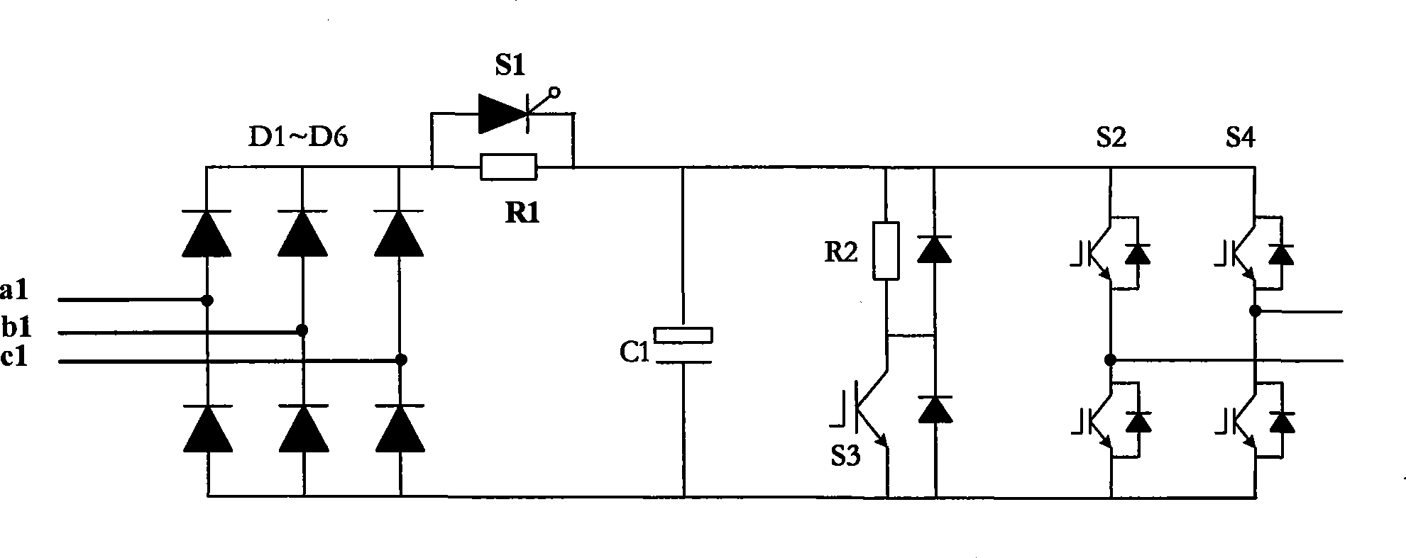 Laboratory test device and method for dynamic electric voltage recovery device