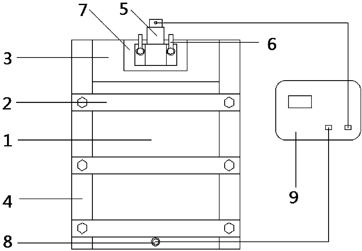 Vibration stress relief formation method and device under elastic deformation condition