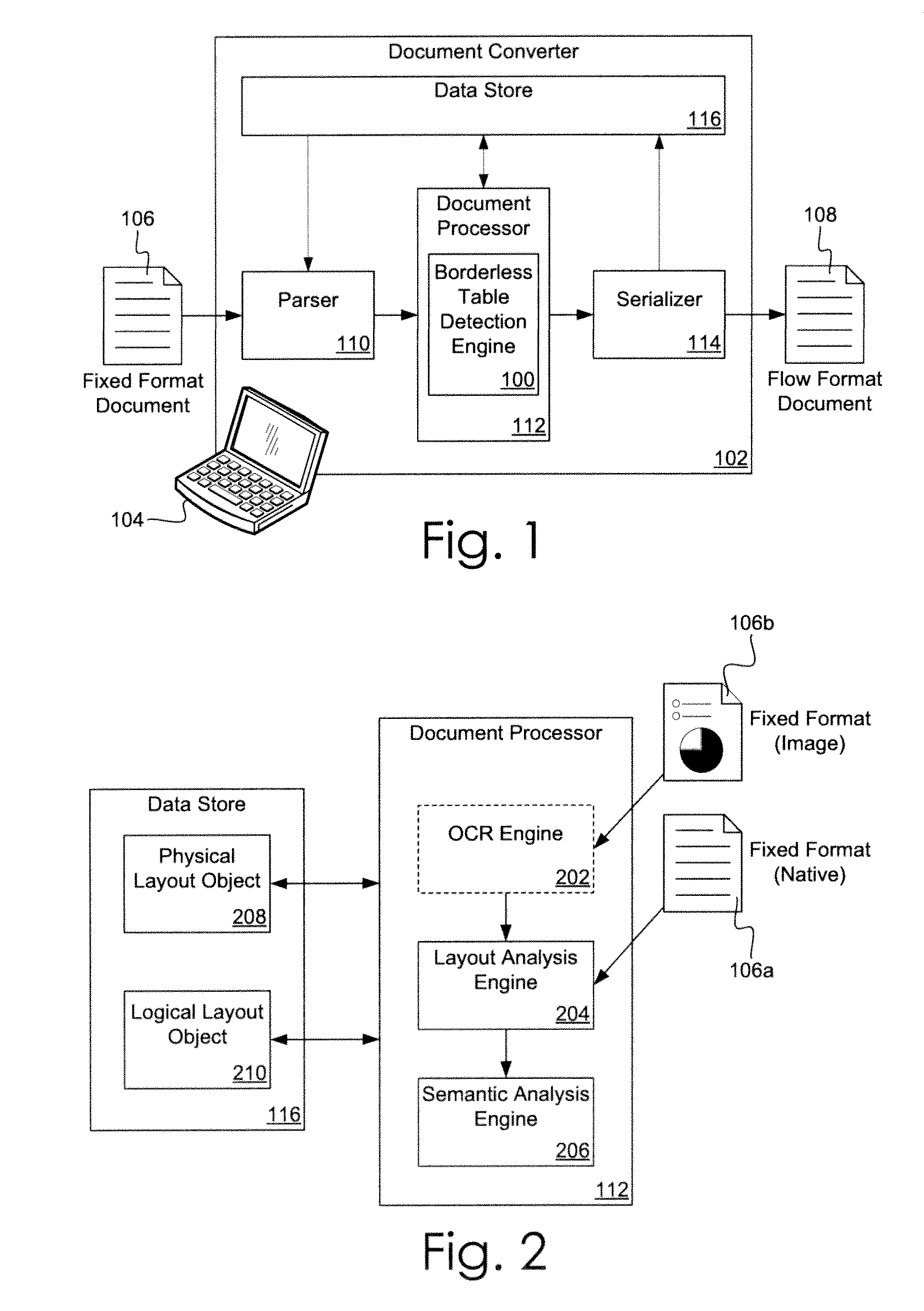 Borderless Table Detection Engine