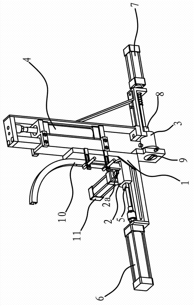 Feeding device of irregular workpiece automatic processing machine tool