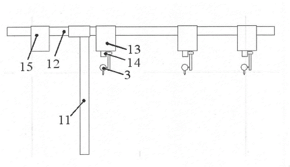 Partition plate deflection measuring system