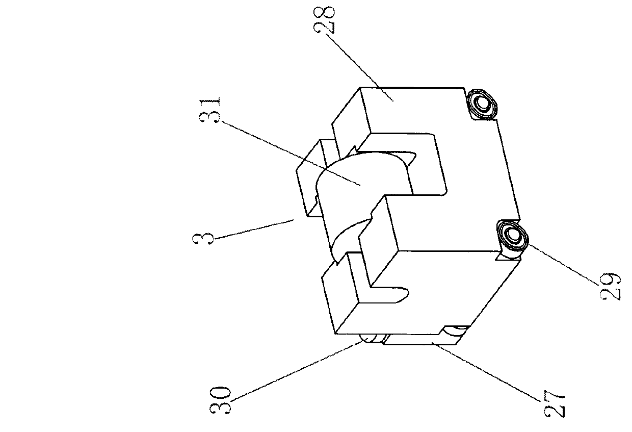 Bar-type material forming and manufacturing device for honeycombed folding curtain fabric