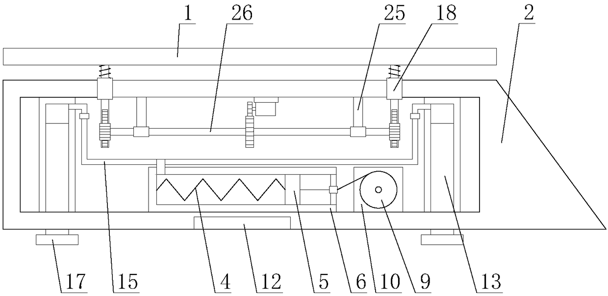 Electronic scale with horizontal adjusting function