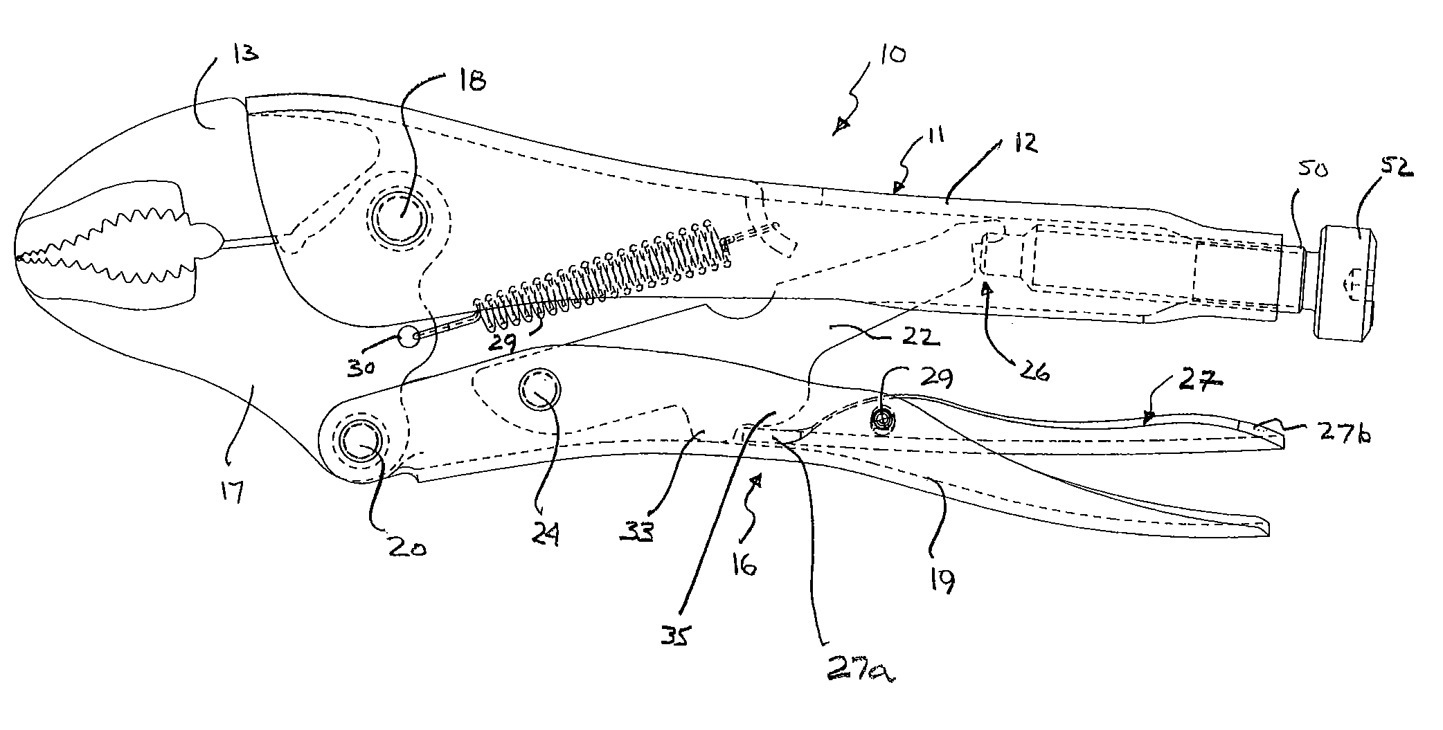 Locking pliers