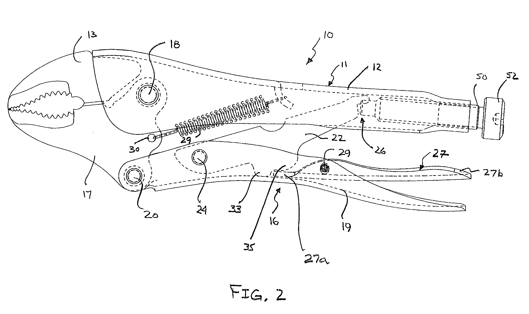 Locking pliers