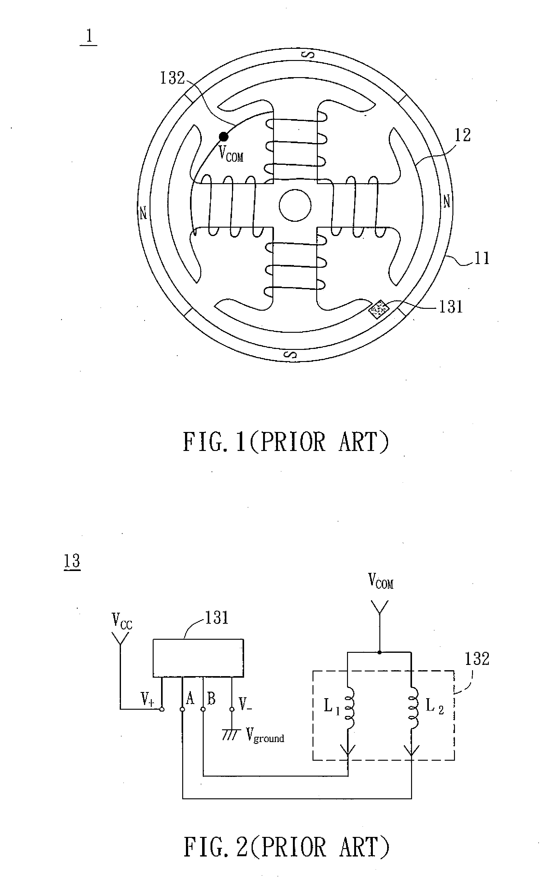 Motor and control circuit thereof