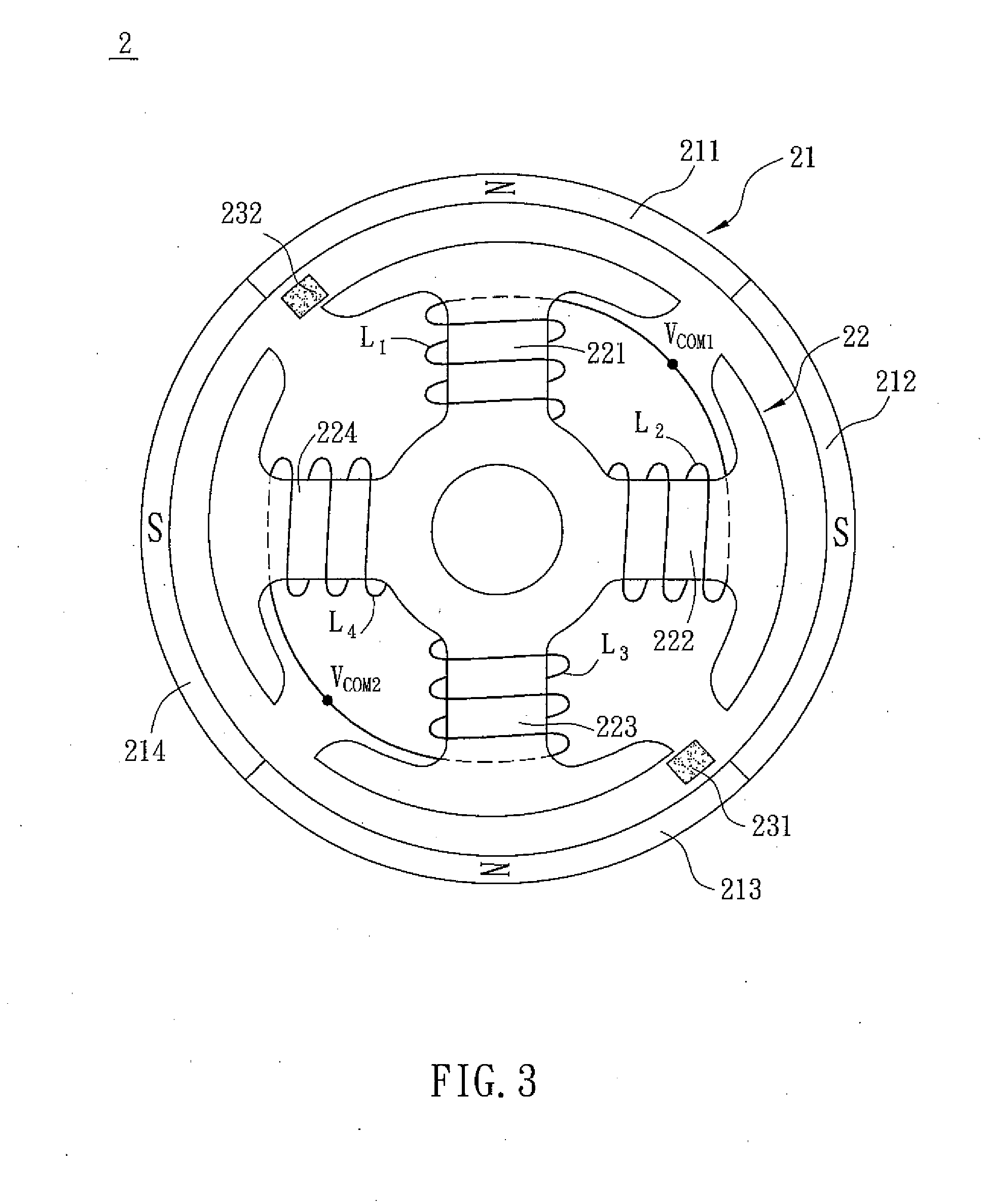 Motor and control circuit thereof