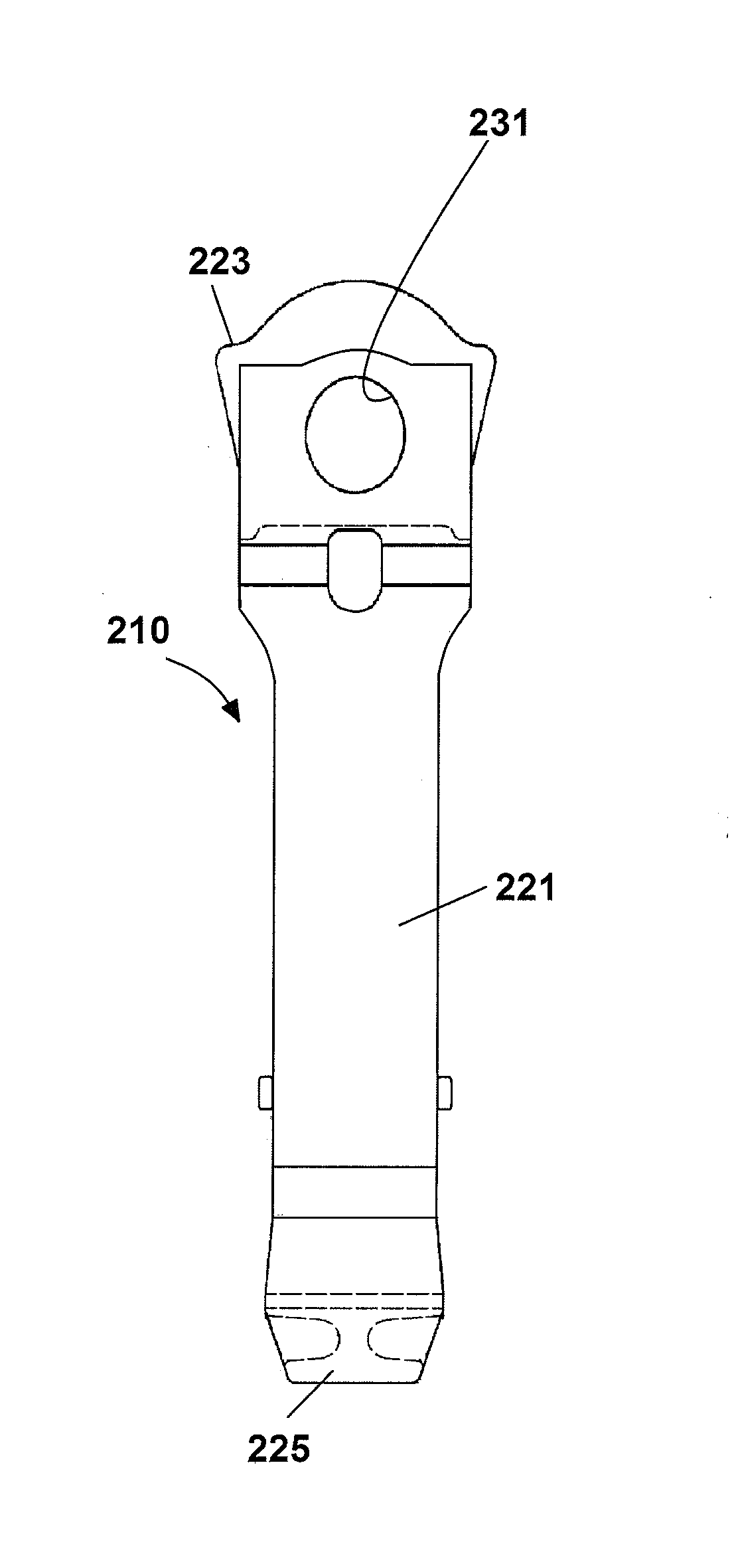 Lightweight yoke for railway coupling