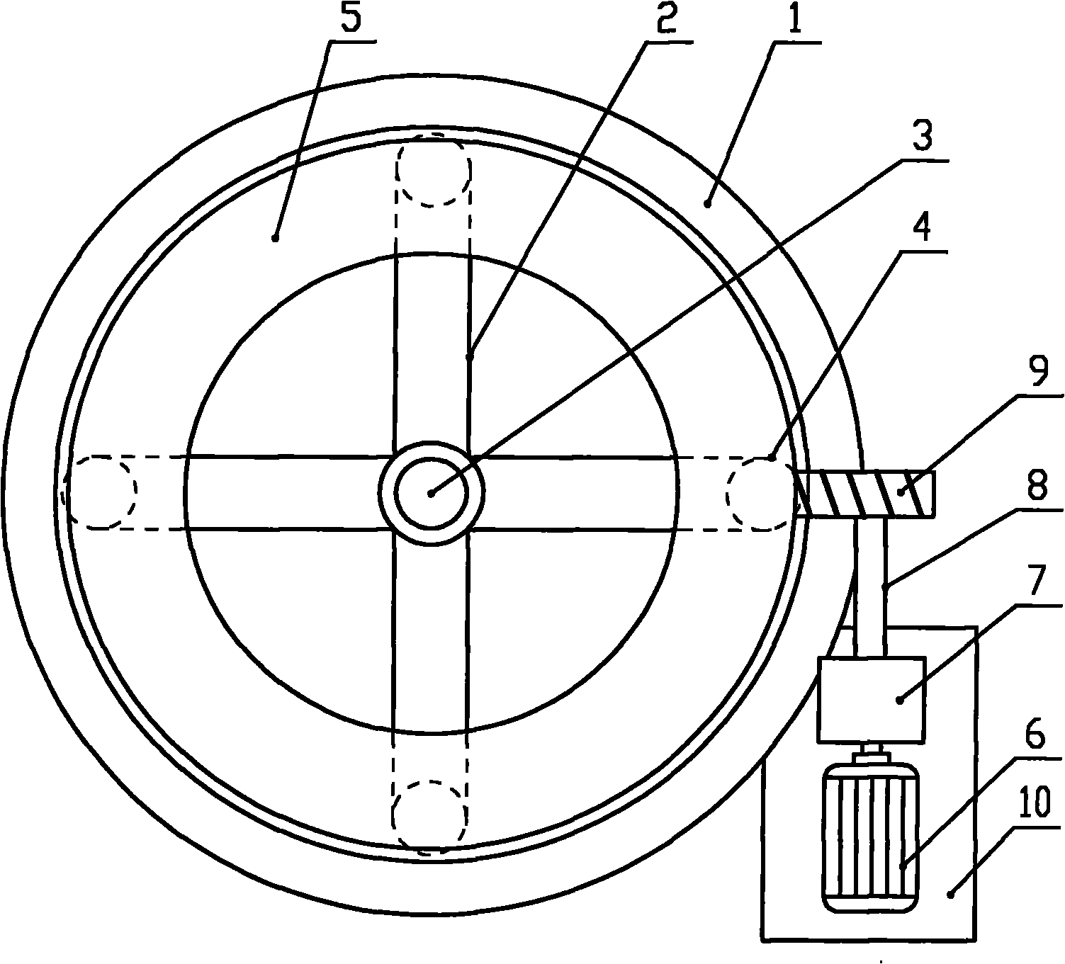 Electric pay-off rack